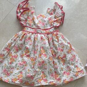 Isaac Mizrahi Floral Kids Dress with Pink and Yellow